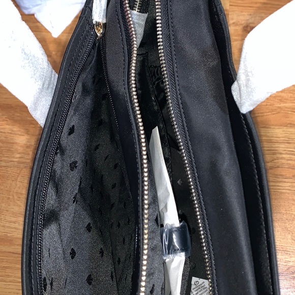 ♠️kate spade Chelsea Large Nylon Tote Bag, Black NWT - Picture 7 of 10
